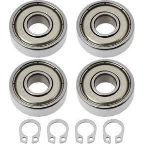 مجموعة من 8 محامل وحلقات DIN 471 متوافقة مع حوامل المحرك Revox A77 B77 PR99 مع حلقات دائرية in Kuwait