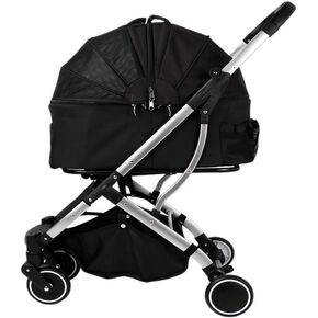 Pet Strollers Pet Stroller, Cat Stroller, Dog Stroller, One-click Storage Cradle, Detachable Portable Pet Stroller Pet Stroller Medium(Purple) in Kuwait