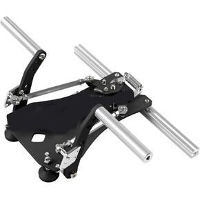 SN-2 Helicopters Flight Rudder Pedals with Brake System Flight Sim Hall Sensor, USB Multi-Angle Adjustable Fighter Damping Flight Rudder Pedals for Adults - Damper Version in Saudi Arabia
