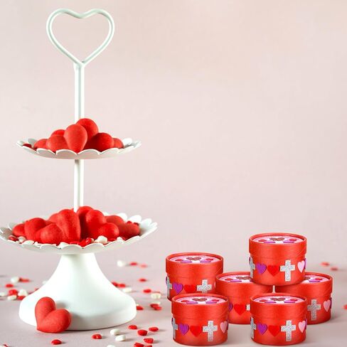 Eersida 24 Pcs Inspirational Valentine Prayer Box Craft Kit Religious Crafts Valentine's Day DIY Handmade Box for Sunday Art Activities in Saudi Arabia