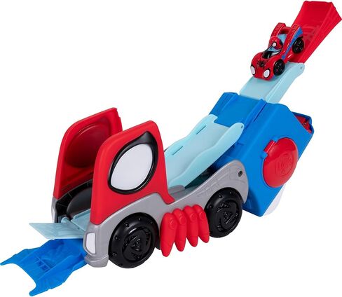 Jazwares Marvel Spidey وأصدقاؤه المذهلون يتحولون إلى مضمار سباق هاولر - مركبة ومجموعة مسارات مقاس 9 بوصات مع معدن مذهل حصري in Saudi Arabia