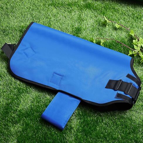 Weatherproof Goat Blanket for Winter Sheep and Calf Blanket Soft Fleece Lining Goat Coat for Show Goats, Pets & Livestock Adjustable Belly Straps for Secure Fit (Navy Blue,Size M) in Saudi Arabia