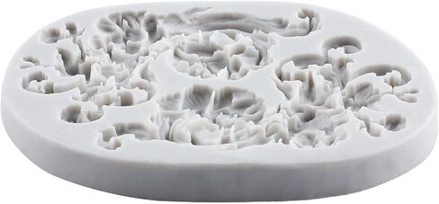 الباروك التمرير الإغاثة زهرة قالب السيليكون Curlicues التمرير الدانتيل بوليمر كلاي قوالب DIY بها بنفسك الحرف راتنجات الايبوكسي صب الهواء الجاف بوليمر كلاي الجص صنع المجوهرات in Kuwait
