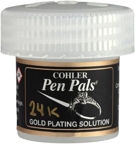 محلول طلاء القلم الذهبي عيار 24 قيراط من كوهلر، 1 أونصة. بواسطة صناعات كرون in Kuwait