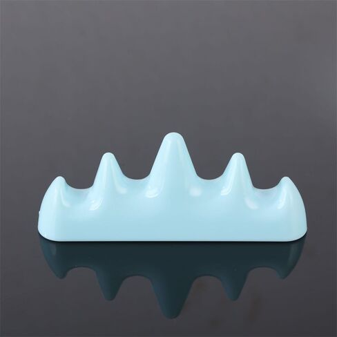 1PC Paint Brush Holder Calligraphy Brush Rest Stand Non-Rolling Keeper for Paintbrushes Pens Ink Painting Watercolor Drawing, Cyan, Blue in Saudi Arabia