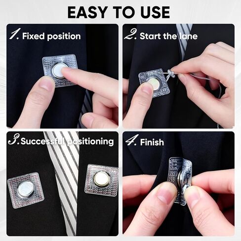 Piopiocoing 32 Pairs Hidden Magnetic 1.18inch Snap PVC Hidden Sew Invisible Magnetic Snap Clothing Clasp DIY Craft Sewing Tools Fastener Snaps Buttons for Purses in Saudi Arabia