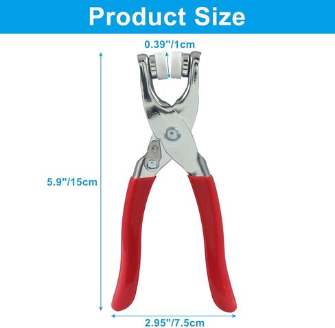 1 PCS Metal Snaps Buttons Plier - Heavy Duty Snap Fastener Tool for DIY Fabric Sewing, Leather Craft & Home Repairs in Saudi Arabia