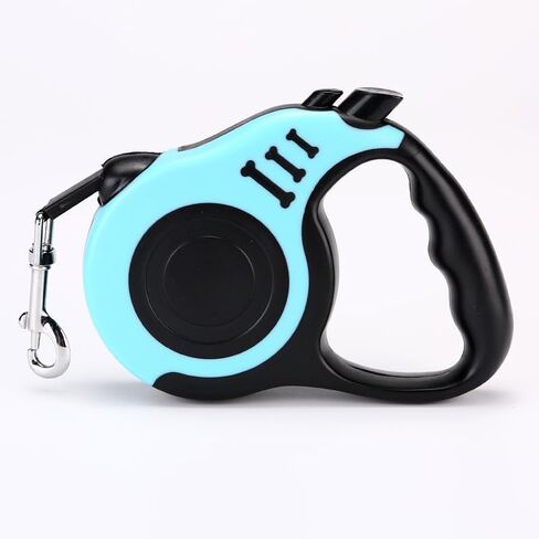 Retractable Dog Leash 16.5FT Multi-Functional Comfortable Pet Handle Rope Strong Heavy Duty Leashes for Pet Training Walking (Gray,5M/16.5FT) in Saudi Arabia