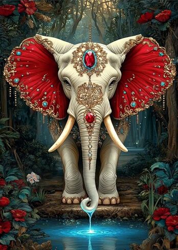 مجموعة الفن الماسي لمكتبة السماء المرصعة بالنجوم من Diamond Art للبالغين، لوحة ألماسية خماسية الأبعاد مكتبة قلعة السماء المرصعة بالنجوم DIY مجموعة رسم ماسي للبالغين، ديكور منزلي - 12 × 16 بوصة in Saudi Arabia