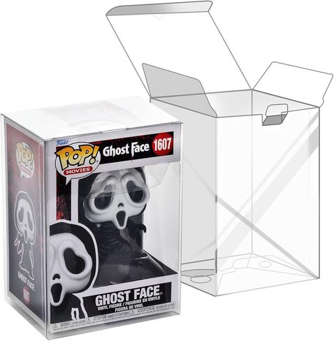 6 Pack Clear Protectors Case Compatible with Funko 4" Pop Figures, Upgraded 0.5mm Thick-Extra Strength PET Display Boxes, Auto-Lock Bottom Design with Protective Film — Ideal for Collections in Saudi Arabia