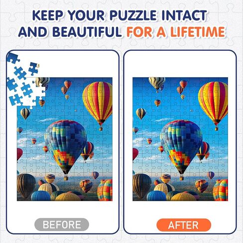 8 Pack 120ml Jigsaw Puzzle Glue Clear with New Sponge Head Suitable for 1000/1500/3000 Pieces of Paper and Wood Material, Clear Water-Soluble Quick Dry Jigsaw Puzzle Glue, 960ml in Total in Saudi Arabia