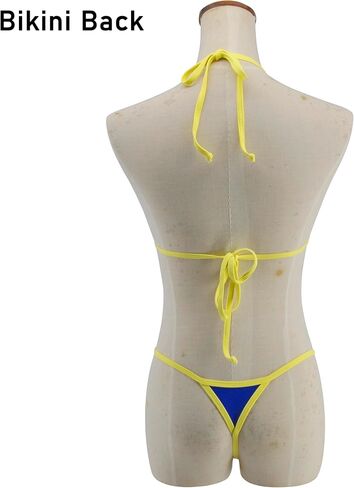 SHERRYLO Crystal Micro Bikini with Triangle Top Extreme G String Thong Bikinis Sexy Tiny Swimsuit for Women Exotic Microkini in Saudi Arabia