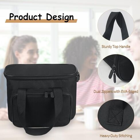 حقيبة حمل لماكينة صنع القهوة Keurig K-Mini Mate ذات خدمة واحدة، حقيبة حمل محمولة لماكينة صنع القهوة ذات خدمة واحدة، مبطنة سميكة للحماية، حقيبة تخزين لآلة القهوة in Kuwait