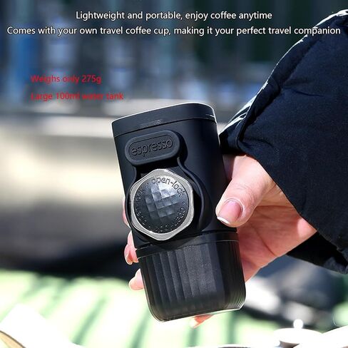 Espresso Machine，Hand Press Espresso Machine Coffee Maker ，Compact Portable Coffee Maker，Manual Button-operated Italian Espresso Machine For Home, Travel, And Outdoor Use(A) in Saudi Arabia