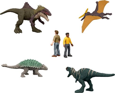 مجموعة مجسمات صغيرة حصرية من Mattel Jurassic Park MINIS Chaos Theory مكونة من 20 قطعة in Kuwait