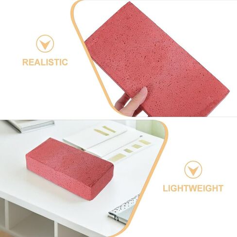 Foam Prop for Stage Film: 4pcs Fake Brick Blocks Boys and Girls- Bricks Magician's Accessories and Street Performances in Saudi Arabia