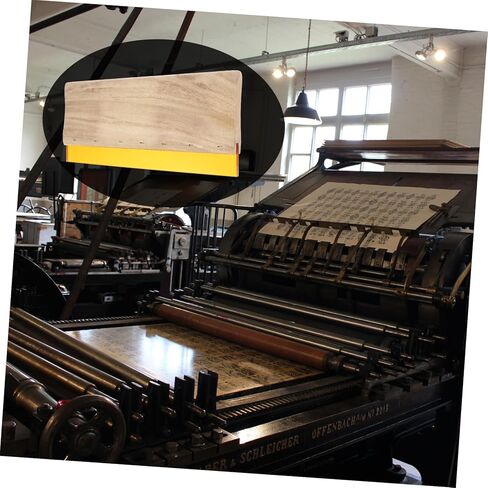 Homoyoyo Wooden Ink Scraper Squeegee for Screen Printing Rubber and Wood Material Shirts Bags Posters and Textile Applications in Saudi Arabia
