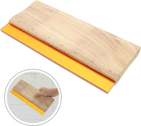 Homoyoyo Wooden Ink Scraper Squeegee for Screen Printing Rubber and Wood Material Shirts Bags Posters and Textile Applications in Saudi Arabia