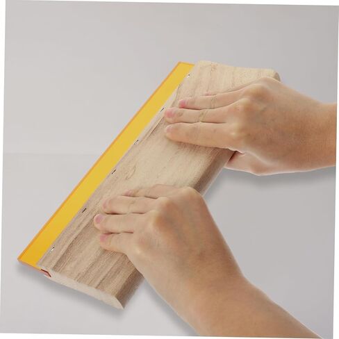 Homoyoyo Wooden Ink Scraper Squeegee for Screen Printing Rubber and Wood Material Shirts Bags Posters and Textile Applications in Saudi Arabia