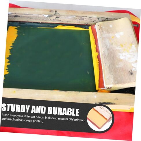 Homoyoyo 2pcs Multi-Purpose Wooden Scrapers for Screen Printing Ink Squeegees for Projects Use in Saudi Arabia