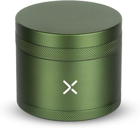 MillX Premium Toothless Herb & Spice Grinder – Aircraft-Grade Aluminum Manual Grinder, 2.5 Inch, Extra Storage Compartment, Kitchen Use, Smooth Jam-Free Grind (Matte Green) in Saudi Arabia