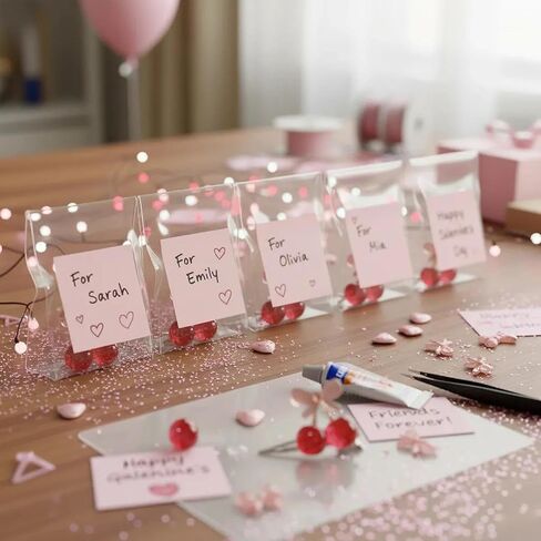 60 قطعة من الكرز الراتنج اللامع مع كبوشن على شكل فيونكة، حوالي 2.54 سم من الزينة المسطحة باللون الأحمر والوردي كاواي للحرف اليدوية اليدوية، وإكسسوارات الشعر، والفك، وديكورات عيد الحب in Kuwait