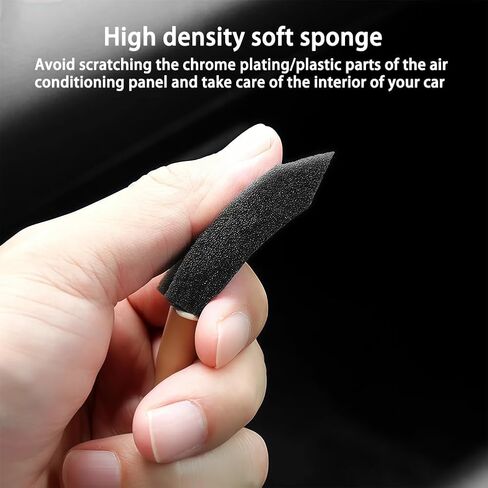 Foam Sponge with Wood Handle,5Pcs Sponge Paint Brush for Painting,Versatile Sponges Brush for Air Vent Cleaning in Saudi Arabia