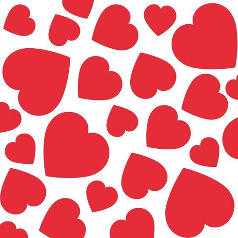 120 Pcs Hearts Cutouts 2.75''/ 4''/ 6'' Assorted Size Paper Heart Shape Cutouts Double Sided for Valentine's Day Craft Anniversary Party Supplies Classroom Decor(Red,Rose Red, Pink,White) in Saudi Arabia