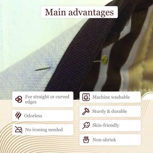 تجليد اللحاف بشريط مطوي مزدوج - 3 ياردة. × 7/8 بوصة - بني غامق in Kuwait