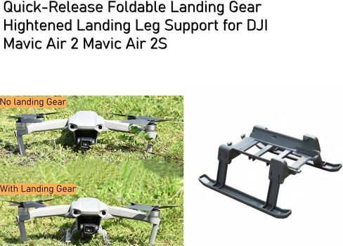 Quick-release Foldable Landing Gear Hightened Landing Leg Support for DJI Mavic Air 2 Mavic Air 2S in Saudi Arabia