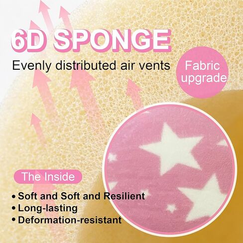 Washable Dog Bed Mat With Anti-Slip Bottom, Deluxe Plush Memory Foam Crate Pad & Waterproof Outdoor Kennel Mat For Dogs & Cats-Durable Crates Beds, Large Medium Small Puppy Size 24" x 18",pink in Saudi Arabia