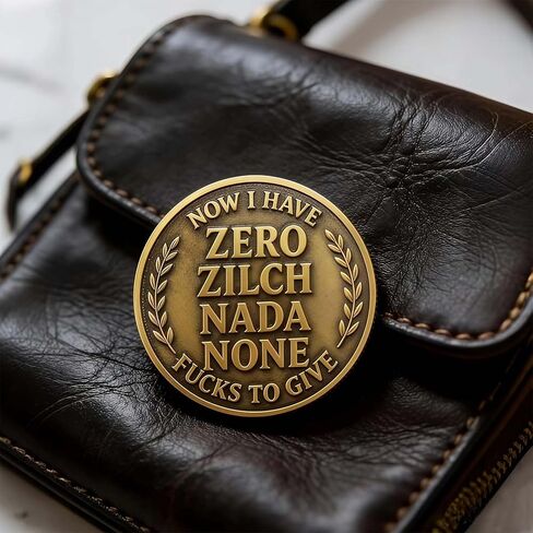 Last Fuck to Give Challenge Coin، تصميم جمجمة ساخرة مضحكة على الوجهين والإصبع الأوسط، هدية هفوة للأصدقاء، فكاهة المكتب، 6 عبوات in Kuwait