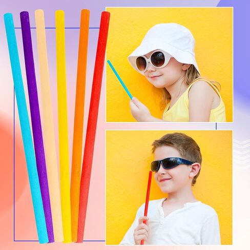 70 Pcs Rhythm Sticks for Kids Bulk 12 Inch Wood Music Lummi Sticks Wooden Percussion Musical Instruments for Girls and Boys Classroom Activities, 7 Colors in Saudi Arabia