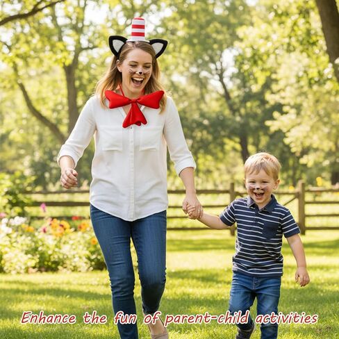 مجموعة عصابة رأس وربطة عنق على شكل أذن قطة، عصابة شعر على شكل أذن قطة باللونين الأحمر والأبيض، ملحقات أزياء قبعة قطة للحفلات التنكرية، الهالوين، الحفلات ذات الطابع الشخصي، تتضمن عصابة رأس، وقفازات، وربطة عنق، وملصقات للوجه in Kuwait