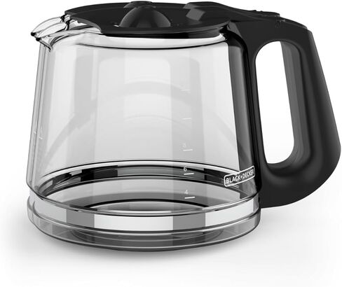 BLACK+DECKER CAFÉCRAFT 12-Cup Coffee Maker, One-Switch Drip Coffeemaker with Vortex Showerhead Technology, Sneak-A-Cup, Keep Warm Function, Stainless Steel in Saudi Arabia