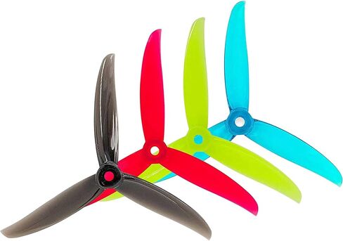 16 قطعة من مراوح طائرات بدون طيار Fpv: مراوح Gemfan Vannystyle 5136 FPV 5.1 بوصة دعامات كمبيوتر ثلاثية الشفرات متوافقة مع 2207 محركات لطائرة RC بدون طيار حرة in Kuwait