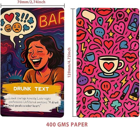 ما هو الشاي؟ بطاقات أوراكل للمبتدئين - مجموعة مكونة من 54 بطاقة للكارما ورفاق الروح والحب والصداقة وقراءات مسار الحياة - بطاقات عرافة سهلة الاستخدام للتوجيه الروحي in Kuwait