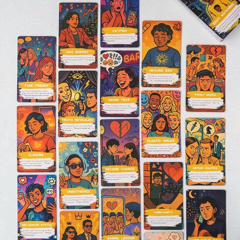 ما هو الشاي؟ بطاقات أوراكل للمبتدئين - مجموعة مكونة من 54 بطاقة للكارما ورفاق الروح والحب والصداقة وقراءات مسار الحياة - بطاقات عرافة سهلة الاستخدام للتوجيه الروحي in Kuwait