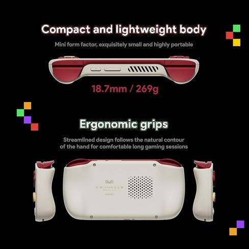 وحدة تحكم ألعاب محمولة باليد AYANEO Pocket AIR Mini Android - شاشة ألعاب ريترو 4.2 بوصة HD 4:3، MTK G99 ثماني النواة، عصا تحكم ومشغلات تأثير هول، جهاز ألعاب محمول (أبيض ريترو، 2G+32G) in Kuwait