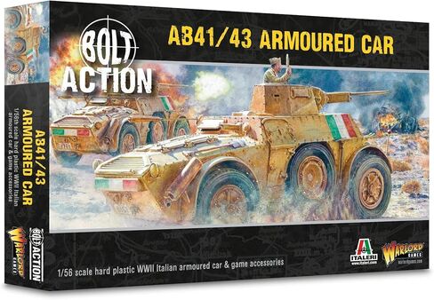 Warlord Games Bolt Action: Italian Autoblinda AB41/43 Armoured Car in Saudi Arabia