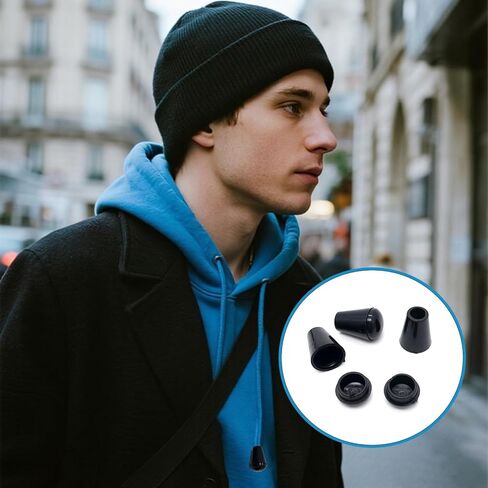 NIIIYTYB 25Pcs Paracord End Caps and Cord Locks Plastic Drawstring Stoppers and Toggles for Hoodie Rope Shoe Strings Shoelace Stop Clips Cord Ends Stops for Drawstrings and Clothing Accessories in Saudi Arabia