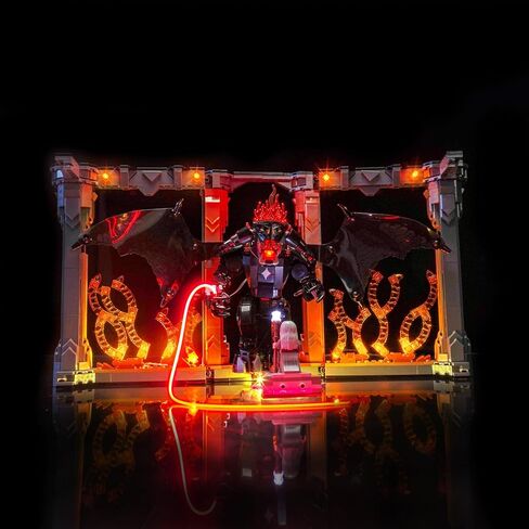 ضوء BrickBling متوافق مع Lego Balrog Book Nook، إضاءة إبداعية متوافقة مع Lego 10367 - باستثناء الطوب (ضوء إصدار RC) in Kuwait