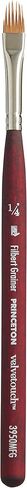 Princeton Velvetouch Paintbrush, Size 1/4 inch, Scarlet in Saudi Arabia