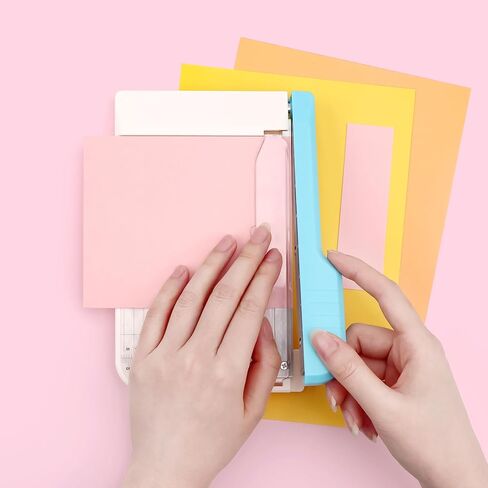 Guillotine Paper Trimmer, Mini Guillotine Paper Cutter, 6 inch Cut Length Accurate Trimming Guillotine Cutter for Coupons Paper Crafts Photos Cards Scrapbooking Office Home Supplies in Saudi Arabia