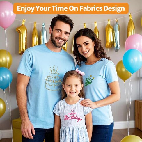HTV Heat Transfer Vinyl Bundle, 36 Pack 12" x 10" Sheets Iron on Vinyl for T-Shirt, 18 Assorted Colors Washable Glitter & PU Heat Press Vinyls for All Cutter Machine Easy to Cut & Weed in Saudi Arabia