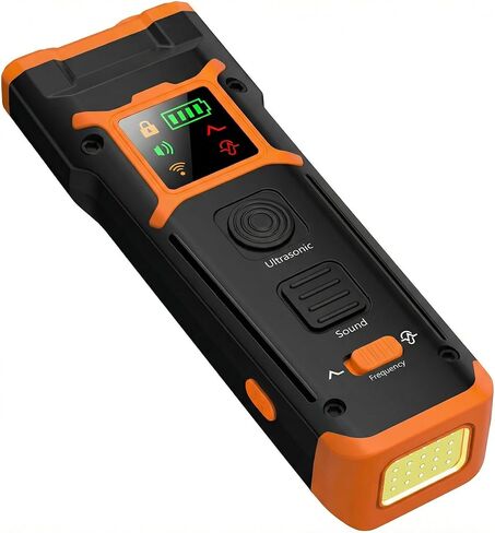 Dog Bark Deterrent Devices with LED Display, Ultrasonic & Beep Modes, 10s HearingSafe AutoOff, 25–30kHz Training & DriveAway, LED Light, Safe No Barking Device for Dogs, Stop Dog Barking Device in Saudi Arabia
