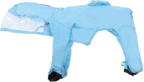 Generic Dog Raincoat with Four-Leg ProtectionXXL Size Blue 1 Pc in Saudi Arabia