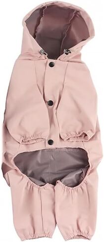Pet Raincoat–Waterproof & Breathable Reflective One-Piece Clothing for Cats and Dogs, Perfect for Rainy Days and Daily Wear, Comfortable and Stylish L in Saudi Arabia