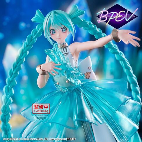 Banpresto - Vocaloid - Hatsune Miku - Clearluxe Emerald Gem Evolve Figure in Kuwait