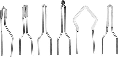 23pcs Pyrography Wire Tips, Tips for Pyrography Machine, Replacement Wood Burning Tip Kit, Portable Wood Burning Tip Wire Nibs(Color:Silver) in Saudi Arabia